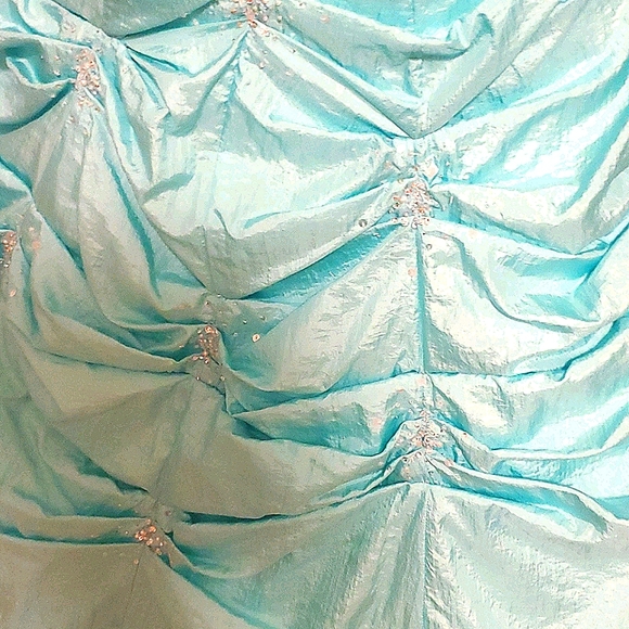 Cinderella's closet dress  Color aqua - Picture 3 of 7
